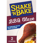 2 Pack - Kraft Shake N Bake Bbq Glaze Seasoned Coating Mix 6 Oz  total 12 Oz    