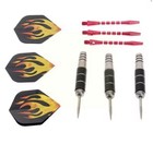 22g Steel Tip Darts Set 3pcs Tungsten Precision Pro Throwing