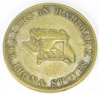 Merchant Token  Illinois 3  Plane   Jennison  Belvidere  Extremely Fine 