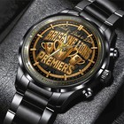Brisbane Lions Threepeat Premiers Black Stainless Steel Watch