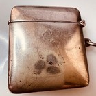 Rare English Enamel Sterling Vesta Case Match Safe William J  Holmes 1905 Used