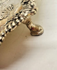 Vintage Godinger Silver Art Co Silver Plated Footed Tray Ornate Stand Scroll