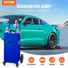 Vevor 30 Gallon Gas Caddy Fuel Diesel Oil Transfer Tank  4 Wheels Portable  Pump