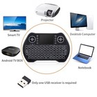Backlit Mini Wireless Keyboard Touchpad Mouse Combo Handheld Keyboard