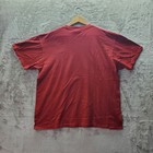 Nike Team Canada Hockey T Shirt Mens L Red Gold Maple Leaf Swoosh