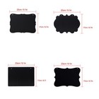 Wood Mini Chalkboard Sign Tag With Hanging Rope For Weddings Message Board Signs