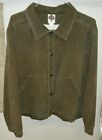 Vtg House Of Blues Myrtle Beach Sc Waist Length Brown Jacket Coat Men s Large