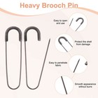 20-pack Large Safety Pin  3 15 In 80mm  Heavy Brooch Pin  copper Tone 