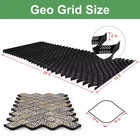 10 Ft  X 26 Ft  X 2 In  Plastic Ground Geo Grid Erosion Control Geocell For Gent