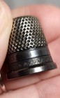 Vintage Signed Sterling Silver Thimble