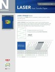 Laser 1 Opaque Dark Shirt Heat Press Machine Transfer Paper 8 5 x11  -5 Sheets