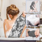 Bath Towel Shower Back Scrubber Skin Exfoliating Body Brush Washing Cloth Strip