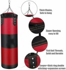 47   Heavy Boxing Punching Bag Training Gloves Kicking Mma Workout W hook Chain