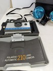 Vintage Polaroid Automatic 210 Land Camera Case Flash Bulbs Manual Accessories