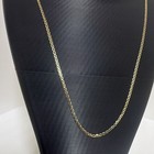 10k Yellow Gold Mariner Anchor Link Chain Necklace With Lobster Clasp 1 4 Mm 20   