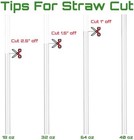 Hydro Flask Straw Replacement - Straws For 32 Oz  40 Oz  64 Oz Hydroflasks  3-hy