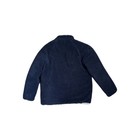 Gap Kids Reversible Sherpa Fleece Puffer Jacket Navy Gray Boys Size M