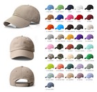 Premium 100  Cotton Baseball Cap Solid Plain Dad Hat Adjustable Mens Womens Pc