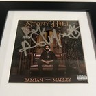 Damian Marley Signed Framed Stony Hill Cd Rare Jsa Coa