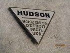 Vintage Oem Hudson Motor Car Co Detroit Mich Usa Radiator Emblem Badge Version 2