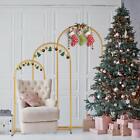 Metal Arch Backdrop Stand Gold Wedding Arch Stand Set Of 3 6ft 5ft 4ft for Party