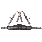 Nylon Black gray Arborist Logging Belt And Suspenders For Tree Cutting  Adjus   