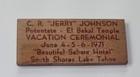 Vintage Sahara Hotel Lake Tahoe Mini Rule Wooden Ruler 2  Advertising Rare