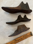 Antique Three Cast Iron Cobblers Shoe Forms  molds  Child Sizes Early 1900 s
