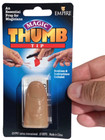 Magic Thumb Tip Toy Close Up Fake Plastic Finger Silk Vanish Appear   3 Tricks