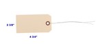 1 000 Of 4 3 4  X 2 3 8  Size 5 Manilla Inventory Hang Tag Tags With Wire 13 Pt