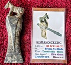 Extremely Rare Ancient  Ramano-celtic Bronze  Axe Head 100 Bce- 100 Ce Circa