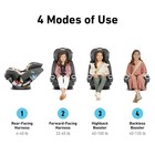 Graco 4ever Dlx Snuglock 4-in-1 Car Seat  Leila Grey And Purple  new 