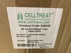  500 cs  Celltreat 50ml Polypropylene Graduated Centrifuge Tubes Cap Paper Rack