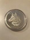 2017  The Great Grey Wolf - Zentangle Art Proof  30 2oz Silver Coin Canada Coa