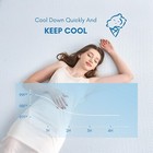 Long Lasting Cooling Breath Mattress Protector Air Soft Bed Pad Cover All- Size