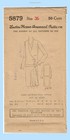 1920s Vtg Ladies Home Journal Sewing Pattern 5879 Ff Misses Flapper Dress Sz 36b