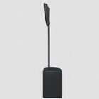Qsc Kc12 3-way Powered Column Speaker Complete System Black    3000 Watts 