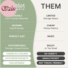 Diaper Caddy - Nursery Storage Bin And Car Organizer For Diapers And Baby Wipes 