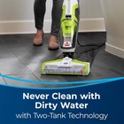 Bissell - Crosswave Multi-surface Wet Dry Upright Vacuum - Molded White  Tita   