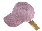 Nwt Michael Kors Mk Logo Women   s Pink Bouquet Baseball Cap Hat