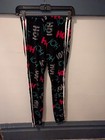 Christmas Ho Ho Ho Holiday Leggings Size M Women s Soft Comfy