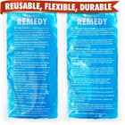 2-pack Reusable Gel Ice Packs For Injuries - Durable Hot   Cold Therapy  Fast Re