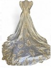 Vintage 1996 Demetrios Wedding Gown - Style 1561 Puffy Sleeve Ball Gown Size 14