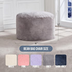 3ft Bean Bag Chairs For Adults Large Beanbag Chair With Plush Faux Fur Cover Big