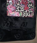 Ed Hardy Leopard Print W skull Butterflies Shower Curtain   2 Bath Rugs 15pc Set