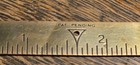 Vintage Small Brass Protractor Usa 3 1 2  Pat Pending