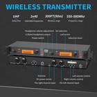 Xtuga Rw2080 Wireless In Ear Monitor System 2 Channel Uhf 2 Bodypacks