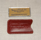 Vintage Charge Plate Credit Card Metal Plate Portland Oregon W case