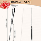 Premium Letter Opener Envelope Knife Metal Ergonomic Grip Office Paper Cutter