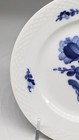 Royal Copenhagen Braided Blue Flowers Bread Plate 8092   13 Total  